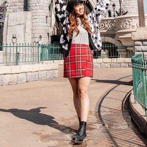 plaid flannel skirt